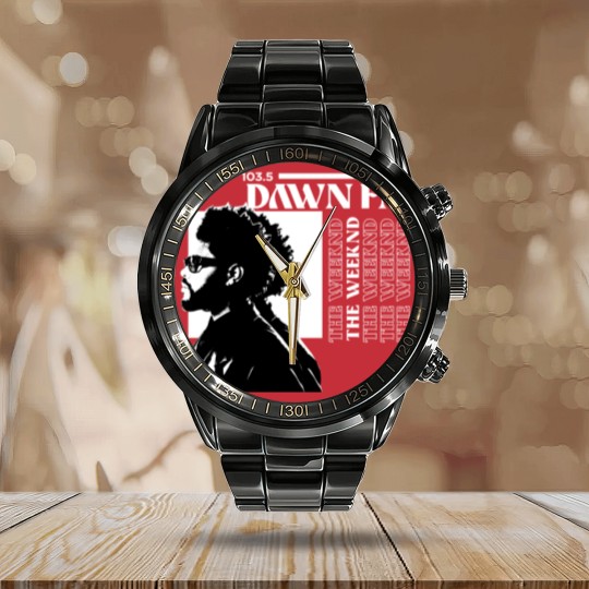 Discover Weeknds Calendar Steel Band Watch / Dawn Fm Custom Album Cover Calendar Steel Band Watch