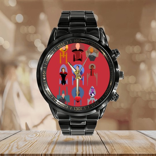 Discover Trek ships & captains 2021 Calendar Steel Band Watch