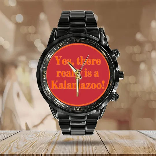 Discover Yes There Really Is A Kalamazoo Michigan Throwback Calendar Steel Band Watch