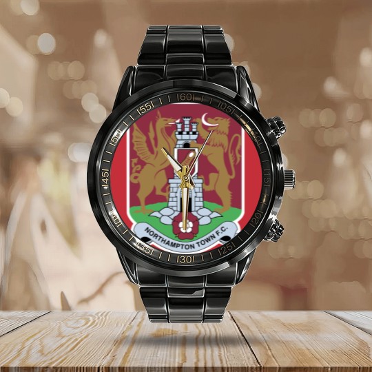 Discover northampton town football club logo Calendar Steel Band Watch