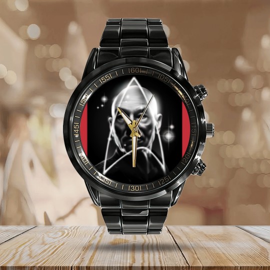 Discover THE CAPTAIN - Captain Picard - Calendar Steel Band Watch