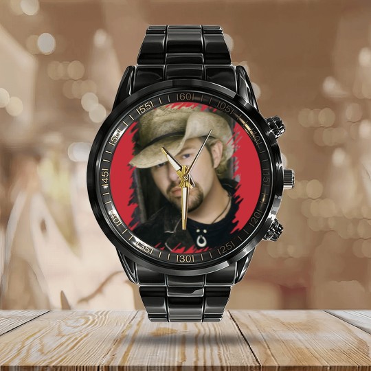 Discover Toby Keith Calendar Steel Band Watch