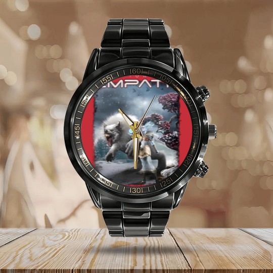 Discover Devin Townsend Unisex Calendar Steel Band Watch: Ice Queen