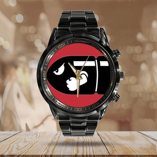 Discover Bullet bill Calendar Steel Band Watch