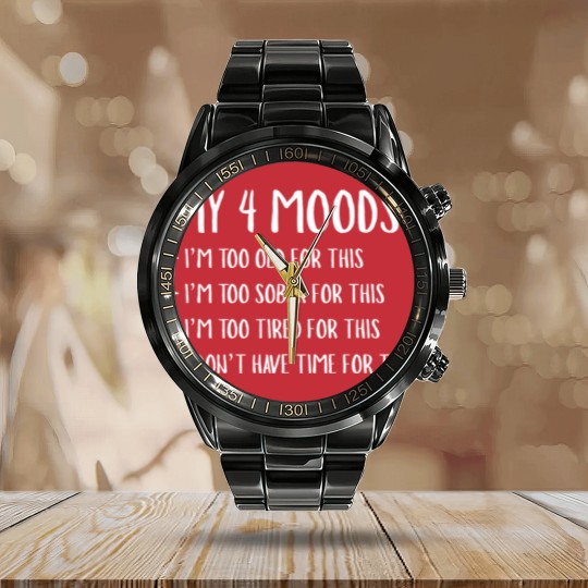 Discover My 4 Moods Calendar Steel Band Watch