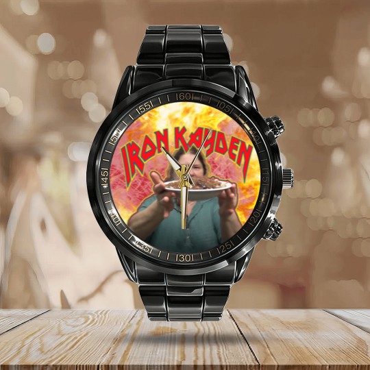 Discover Iron Kayden - Kay´s Cooking (Alphabet Soup) Calendar Steel Band Watch
