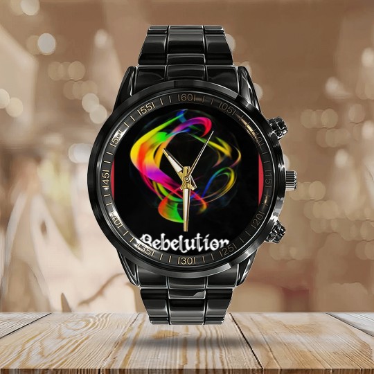 Discover Rebelution Calendar Steel Band Watch