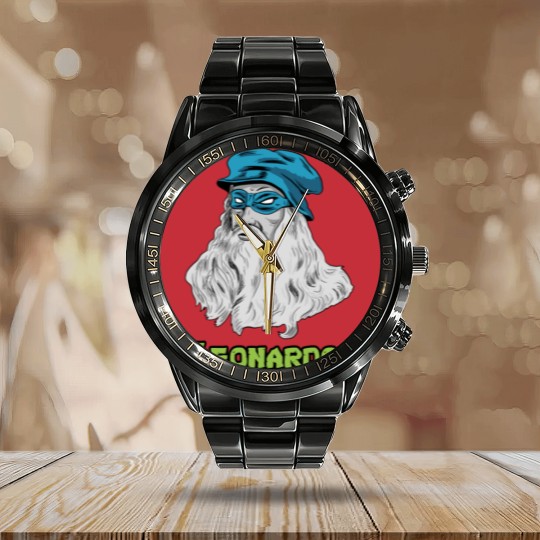 Discover Leonardo - Leonardo Da Vinci - Calendar Steel Band Watch