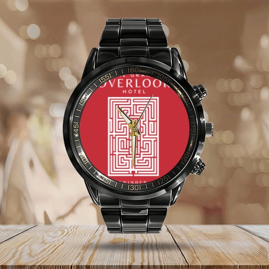 Discover The Grand Overlook Hotel Maze Calendar Steel Band Watch, The Shining Calendar Steel Band Watch