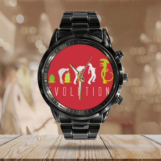 Discover Evolution of Alien Calendar Steel Band Watch