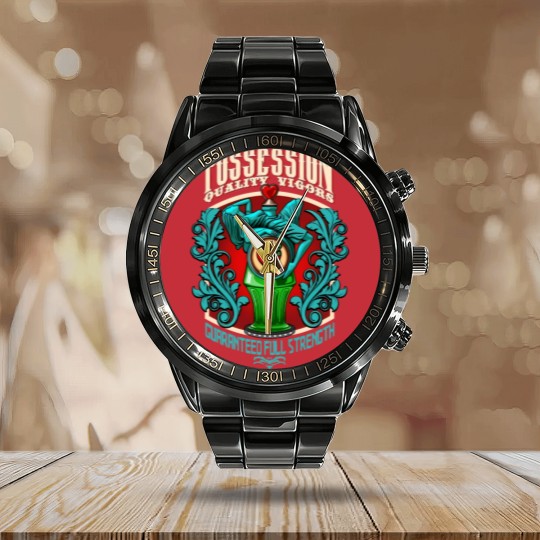 Discover Possession Vigor - Bioshock - Calendar Steel Band Watch