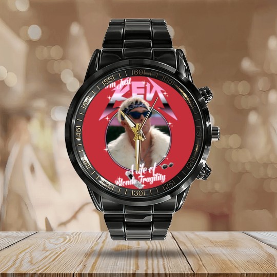 Discover I Am Kenough Barbie Calendar Steel Band Watch