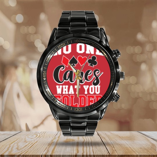 Discover no one cares what you folded gift Calendar Steel Band Watch