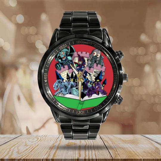 Discover World of Toons Calendar Steel Band Watch