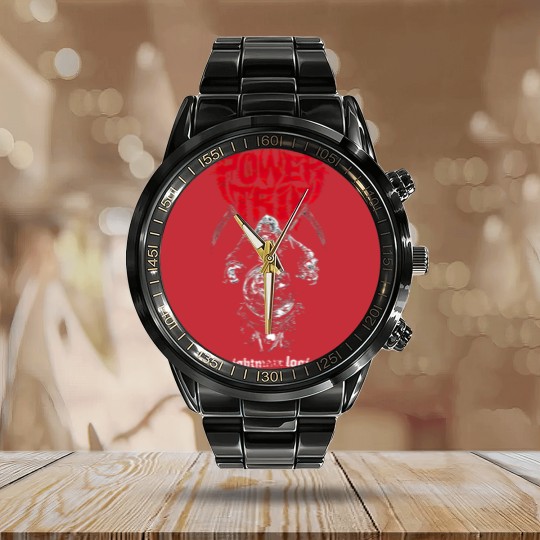 Discover Power Trip Short Sleeve Calendar Steel Band Watch, Vintage Power Trip Calendar Steel Band Watch, Retro Power Trip Calendar Steel Band Watch