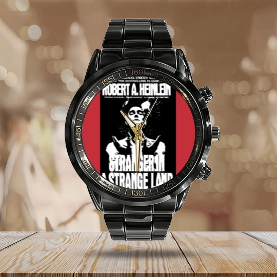Discover STRANGER IN A STRANGE LAND- ROBERT HEINLEIN Calendar Steel Band Watch