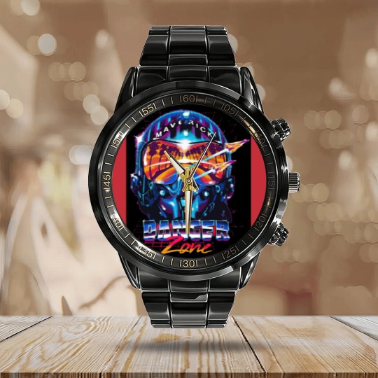 Discover Maverick Danger Zone Calendar Steel Band Watch