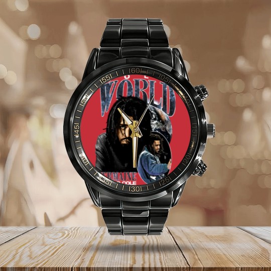 Discover Vintage J Cole Calendar Steel Band Watch, Jay Cole American Rapper Calendar Steel Band Watch, The off Season Album Calendar Steel Band Watch
