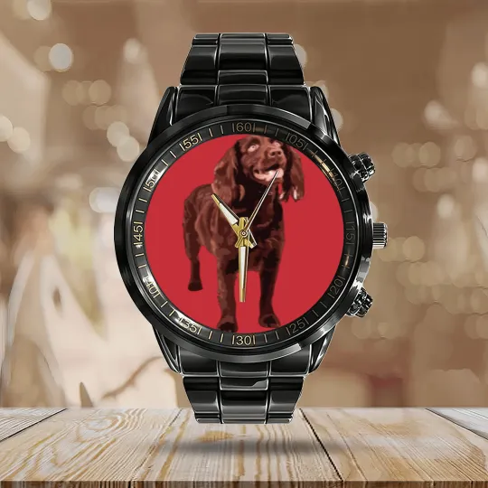 Discover Boykin Spaniel Calendar Steel Band Watch Calendar Steel Band Watch