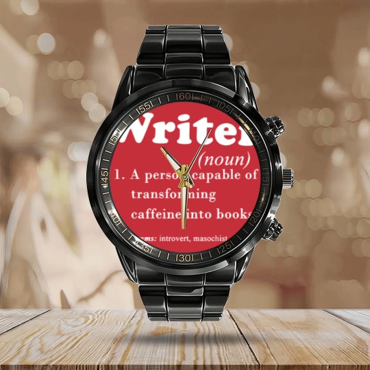 Discover Writer Calendar Steel Band Watch Calendar Steel Band Watch