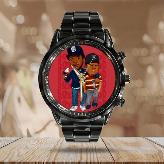 Discover Boyz n The hood Calendar Steel Band Watch, Doughboy Calendar Steel Band Watch, Ice Cube Calendar Steel Band Watch, 90s movie Calendar Steel Band Watch