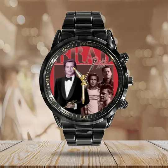 Discover Brad Pitt Calendar Steel Band Watch | Brad Pitt Fight Club Calendar Steel Band Watch