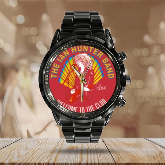 Discover Vtg 1980 Ian Hunter Band Concert Calendar Steel Band Watch
