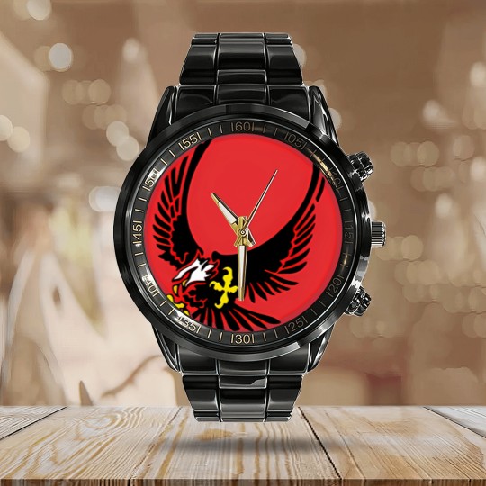 Discover GI Joe | G.I. Joe | Combat Jet Skystriker | Jet Skystriker | XP-14F | Hasbro - Gi Joe - Calendar Steel Band Watch