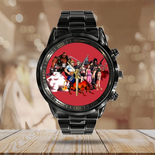 Discover Final Fantasy 7 1997 Calendar Steel Band Watch