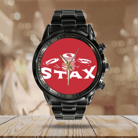 Discover STAX RECORDS Calendar Steel Band Watch