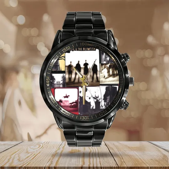 Discover Mens Hootie and The Blowfish Calendar Steel Band Watch
