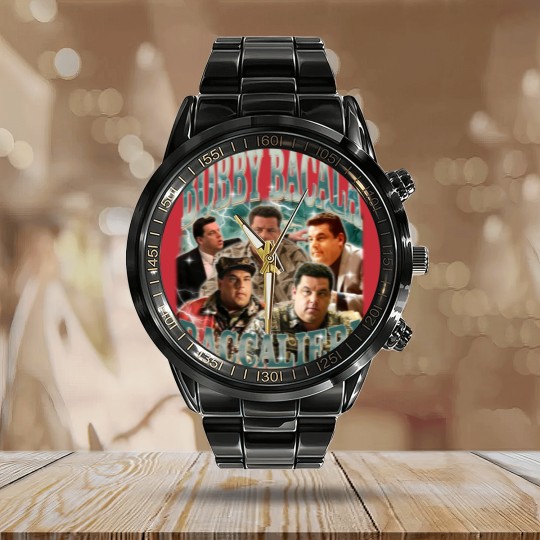 Discover BOBBY BACALA BACCALIERI Vintage Calendar Steel Band Watch | Bobby Baccalieri Homage Retro
