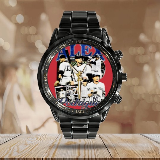 Discover Alex Rodriguez Calendar Steel Band Watch
