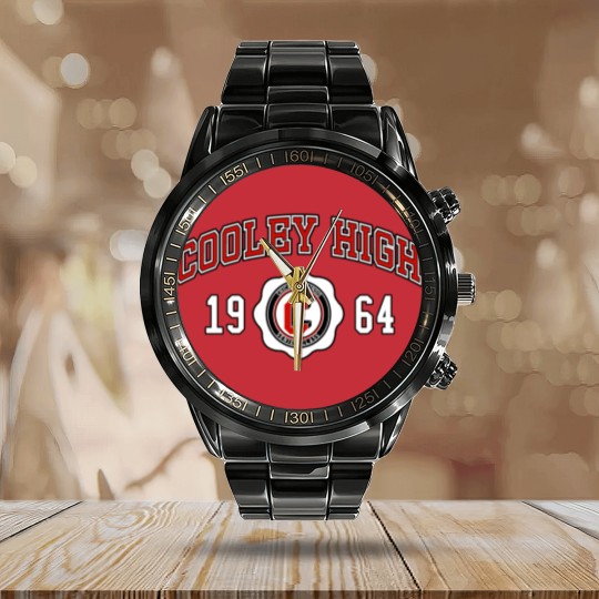 Discover Cooley High Class of 64 Calendar Steel Band Watch