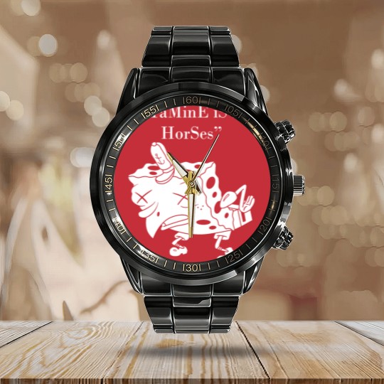 Discover Ketaminee Is for Horses Ketaminee Is for Horses Calendar Steel Band Watch