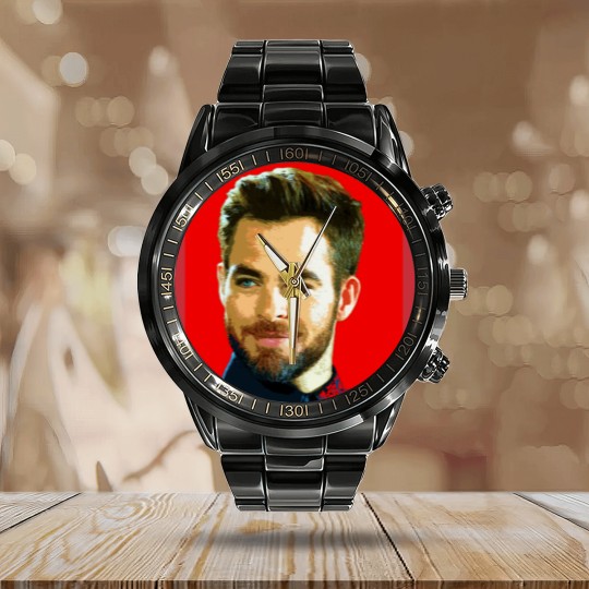 Discover chris pine - Chris Pine - Calendar Steel Band Watch