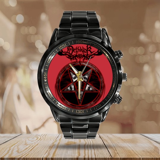 Discover DETHKLOK Calendar Steel Band Watch