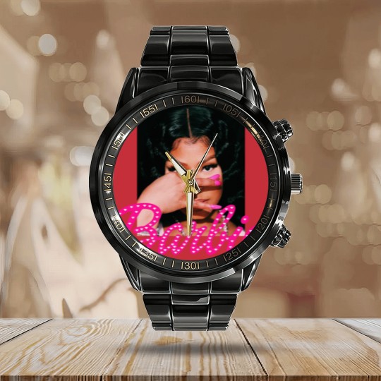Discover Nicki Minaj Barbi Girl Calendar Steel Band Watch| Queen of Rap Calendar Steel Band Watch