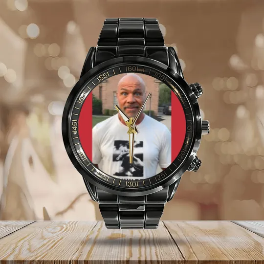 Discover Kurt Angle Meme Calendar Steel Band Watch
