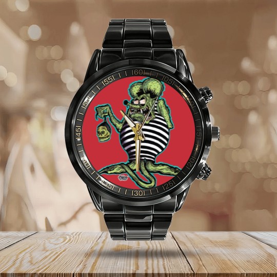Discover Rat Fink - Rat Fink - Calendar Steel Band Watch
