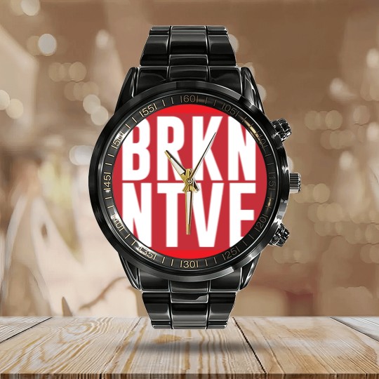 Discover Broken Native - Israel Adesanya The Last Stylebenderr Calendar Steel Band Watch