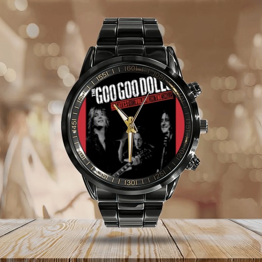 Discover the goo goo dolls iris lyrics Classic Calendar Steel Band Watch