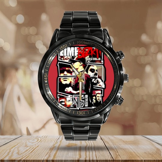 Discover Limp Bizkit Calendar Steel Band Watch, Vintage Limp Bizkit Gold Cobra Calendar Steel Band Watch, Limp Bizkit Calendar Steel Band Watch For Fans, Limp Bizkit Graphic Calendar Steel Band Watch, Limp Bizkit Rock Band Calendar Steel Band Watch