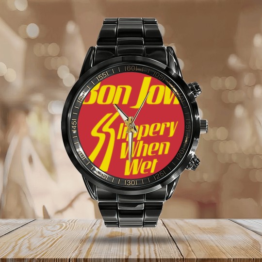 Discover Bonjovi Bon Jovi Bon Jovi Bon Calendar Steel Band Watch