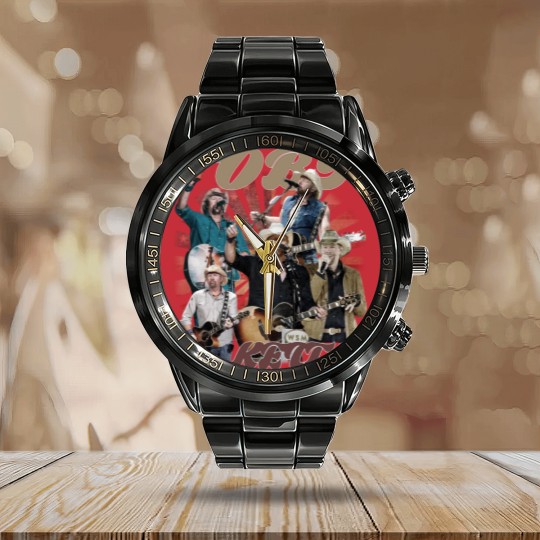 Discover Toby Keith Vintage Calendar Steel Band Watch, Toby Keith Country Music Calendar Steel Band Watch, Memorial Toby Retro