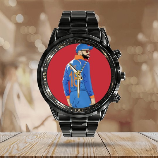 Discover Virat Kohli - Virat Kohlicricketindia1 Inch Beard1 Mo - Calendar Steel Band Watch
