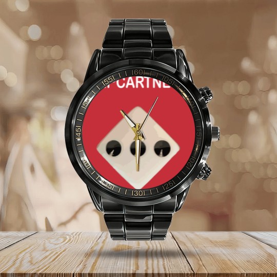 Discover McCartney III Album Cover Calendar Steel Band Watch