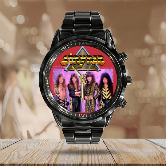 Discover Stryper Calendar Steel Band Watch