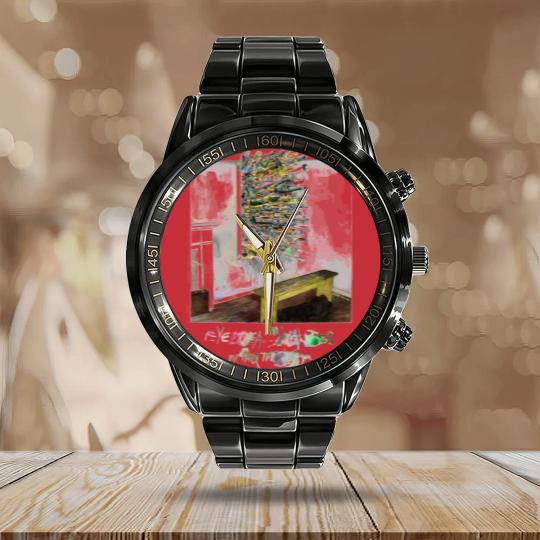 Discover Eyedea (by the throat) Calendar Steel Band Watch
