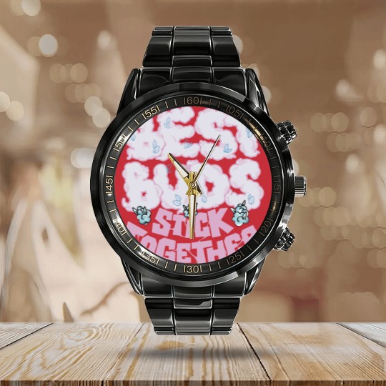 Discover Best Buds Unisex Calendar Steel Band Watch, Calendar Steel Band Watch, Calendar Steel Band Watch Match Jordan 5 Retro Easter 2022